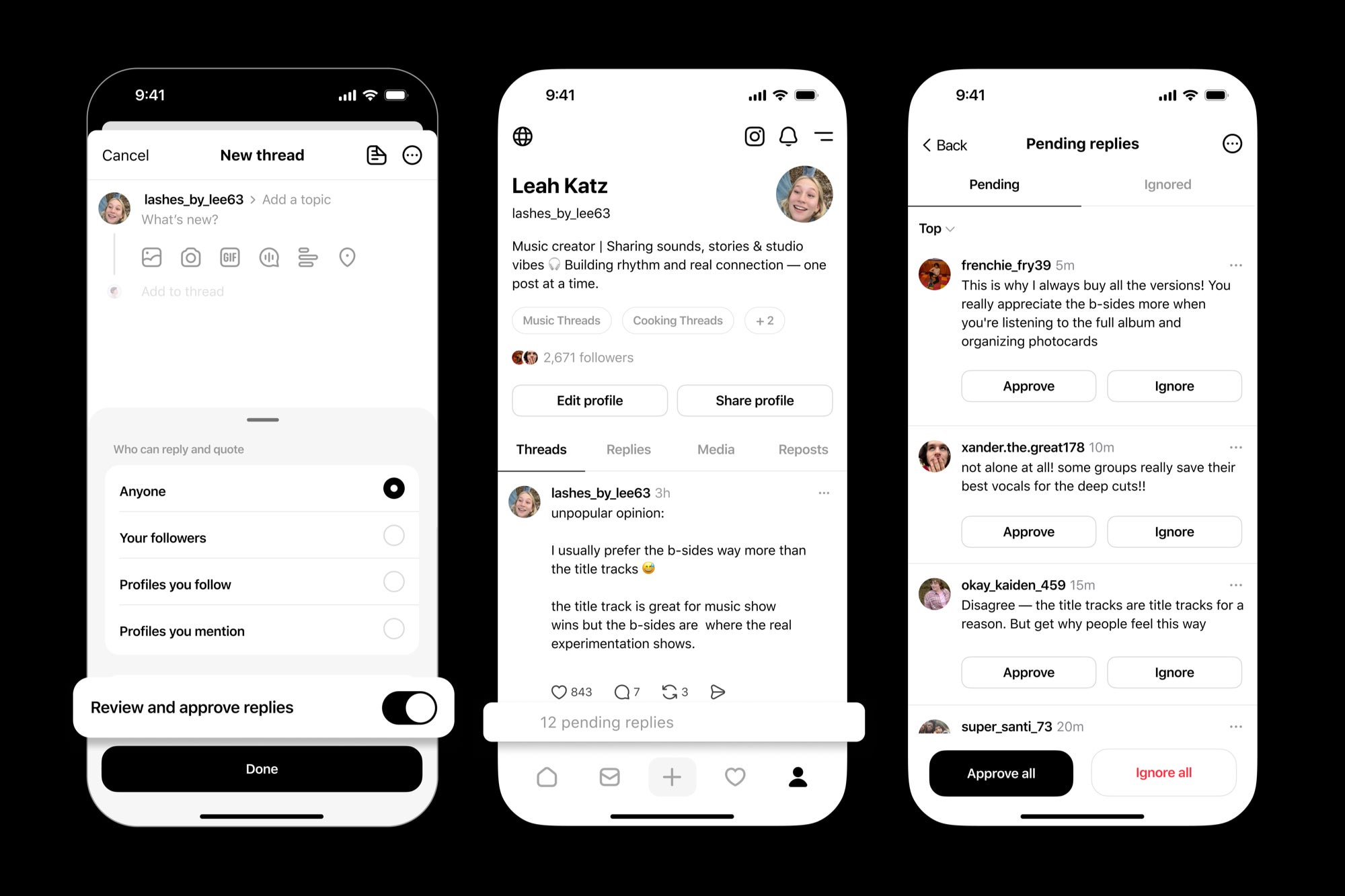 Threads добавил одобрение ответов и фильтры активности: разговор по правилам автора