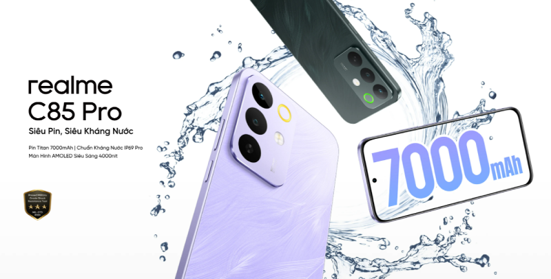 Realme C85 Pro и C85 5G: большие батареи и большая выносливость Realme C85 Pro и C85 5G: большие батареи и большая выносливость