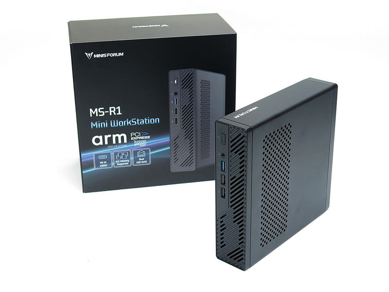 Minisforum MS-R1: ARM-мощь, настоящий PCIe и крошечный корпус Minisforum MS-R1: ARM-мощь, настоящий PCIe и крошечный корпус