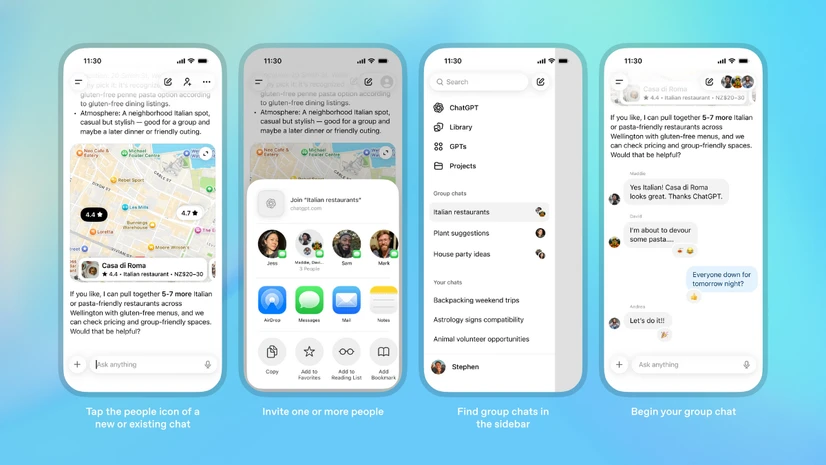 Групповые чаты в ChatGPT: как это работает и зачем это нужно