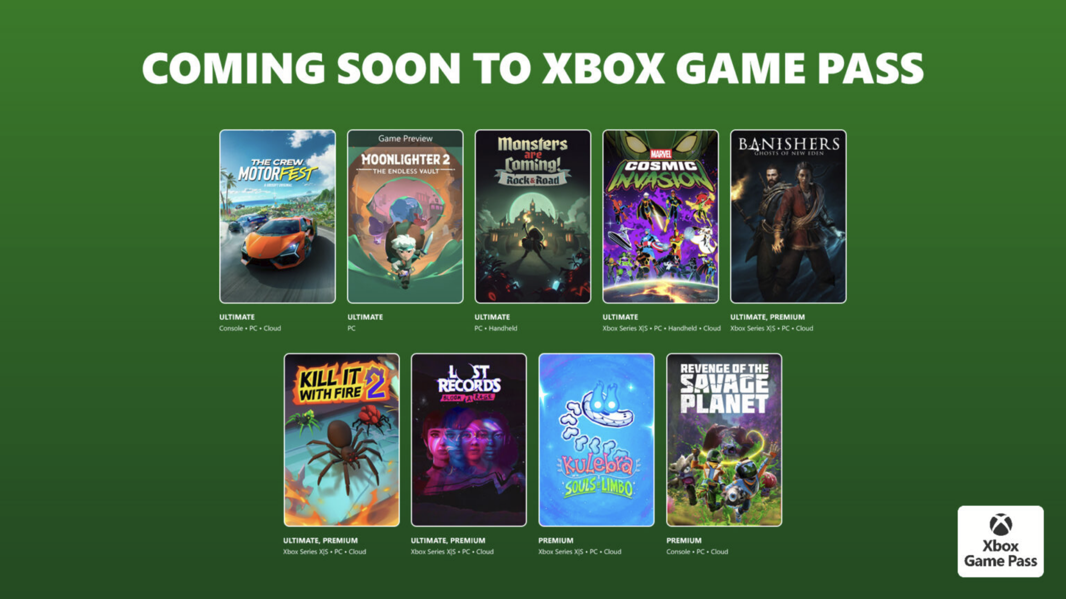 Marvel Cosmic Invasion и The Crew Motorfest: главный удар по Xbox Game Pass в ноябре 2025 года