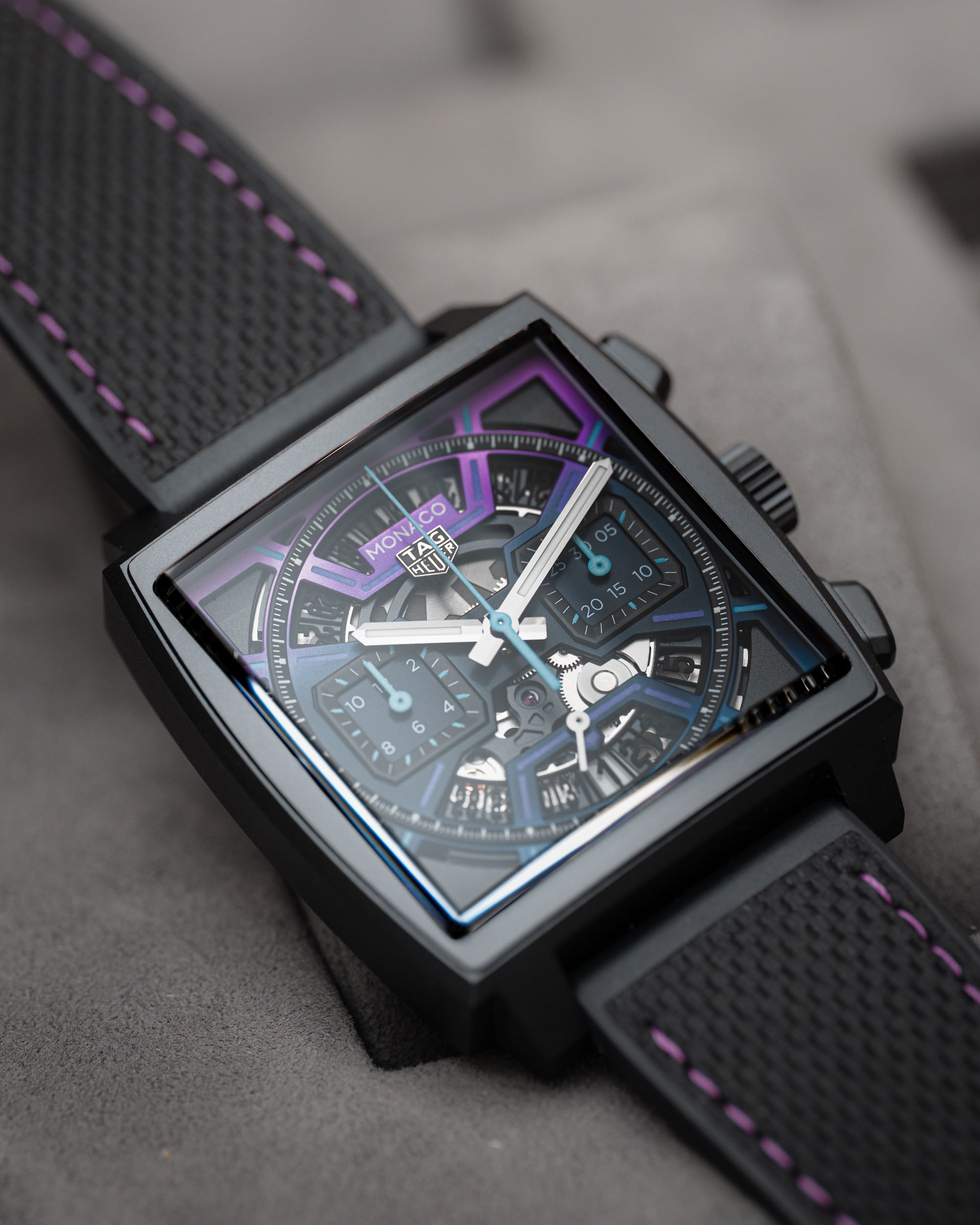 TAG Heuer Monaco Chronograph Night Circuit: огни Лас-Вегаса и ДНК Монако