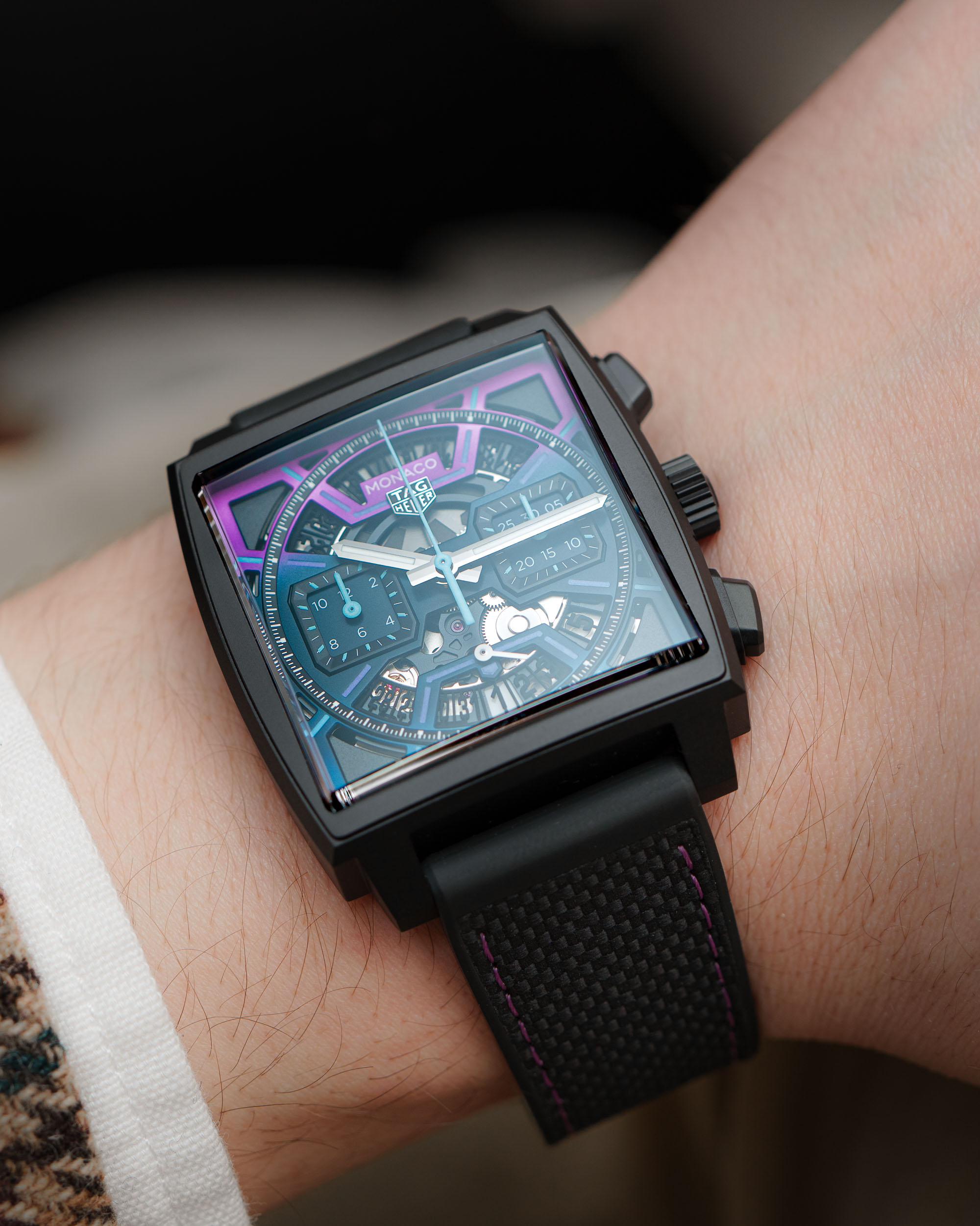 TAG Heuer Monaco Chronograph Night Circuit: огни Лас-Вегаса и ДНК Монако