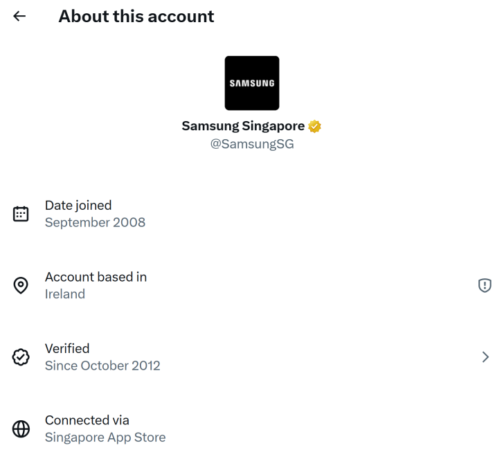 Официальный аккаунт Samsung Singapore в X заметили за работой с iPhone Официальный аккаунт Samsung Singapore в X заметили за работой с iPhone
