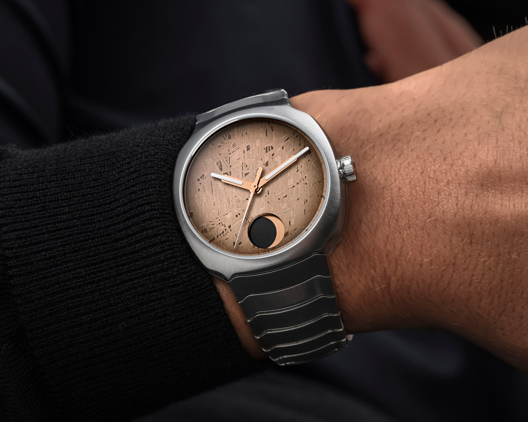 H. Moser Streamliner Perpetual Moon Concept Meteorite: космический лунник