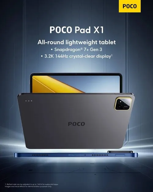 Poco Pad X1: почти Xiaomi Pad 7, но дешевле и с упором на ценность