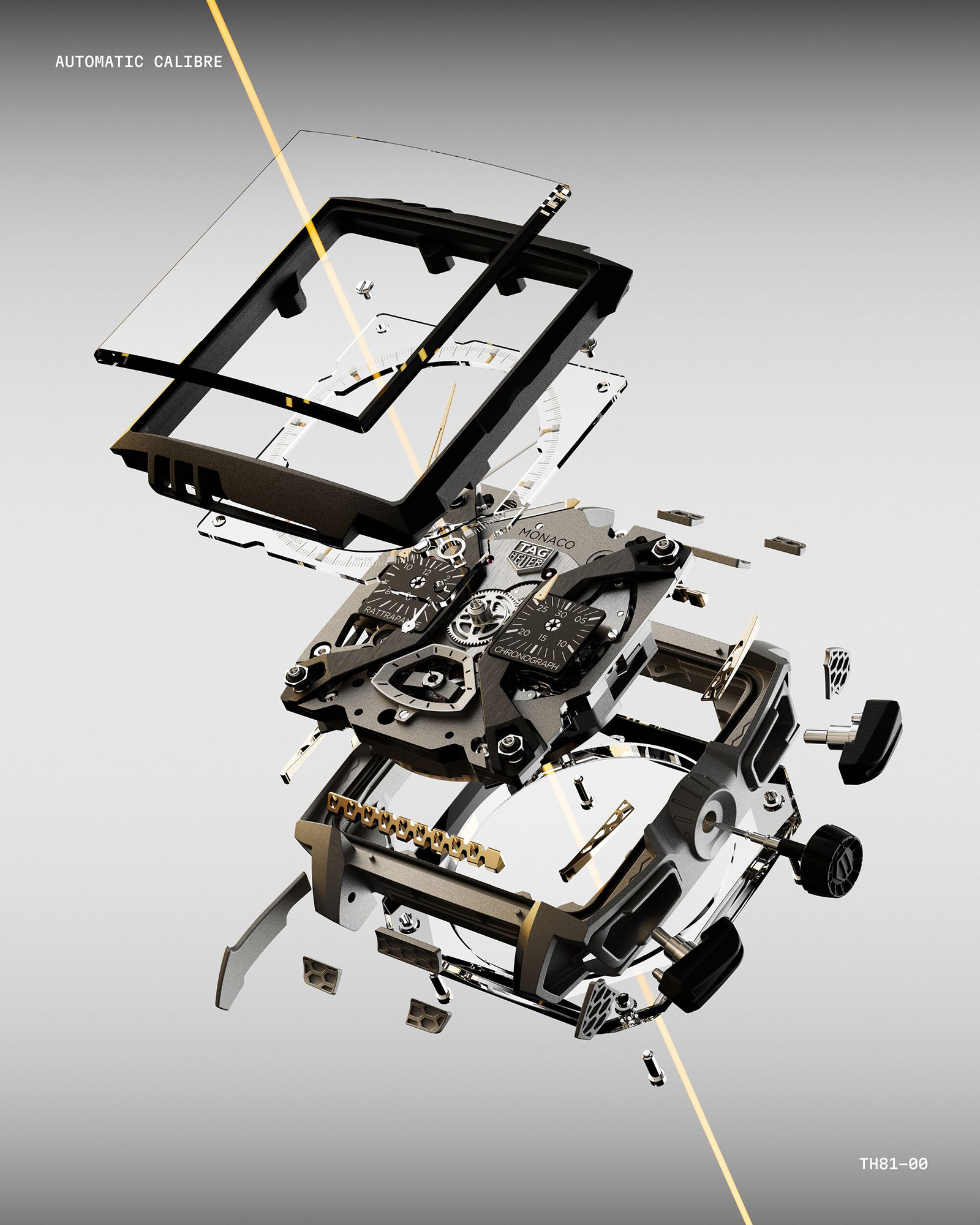 TAG Heuer Monaco Split Seconds Chronograph Air 1: радикальный хронограф с титаном SLM