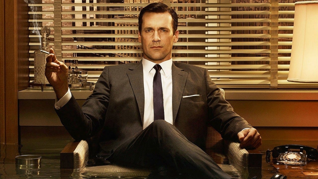 4K-ремастер Mad Men на HBO Max случайно показал рвотную машину в кадре 4K-ремастер Mad Men на HBO Max случайно показал рвотную машину в кадре