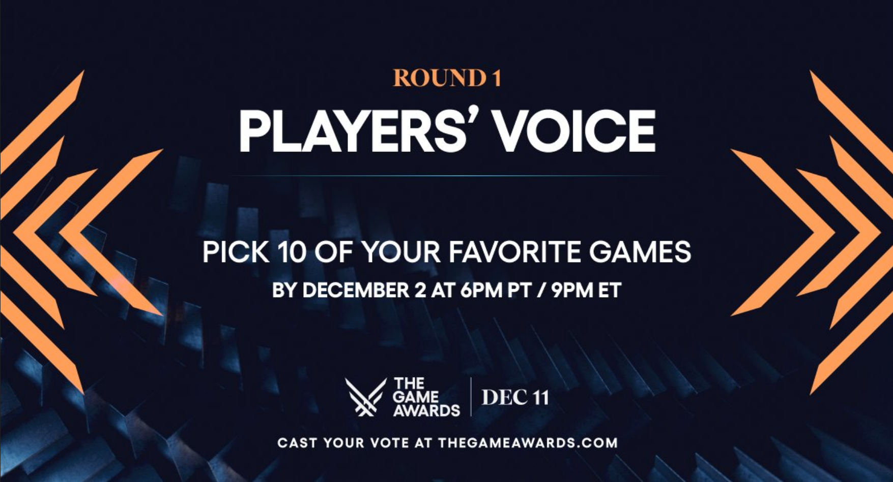 Players Voice en The Game Awards 2025: los 30 juegos elegidos por la comunidad Players Voice en The Game Awards 2025: los 30 juegos elegidos por la comunidad
