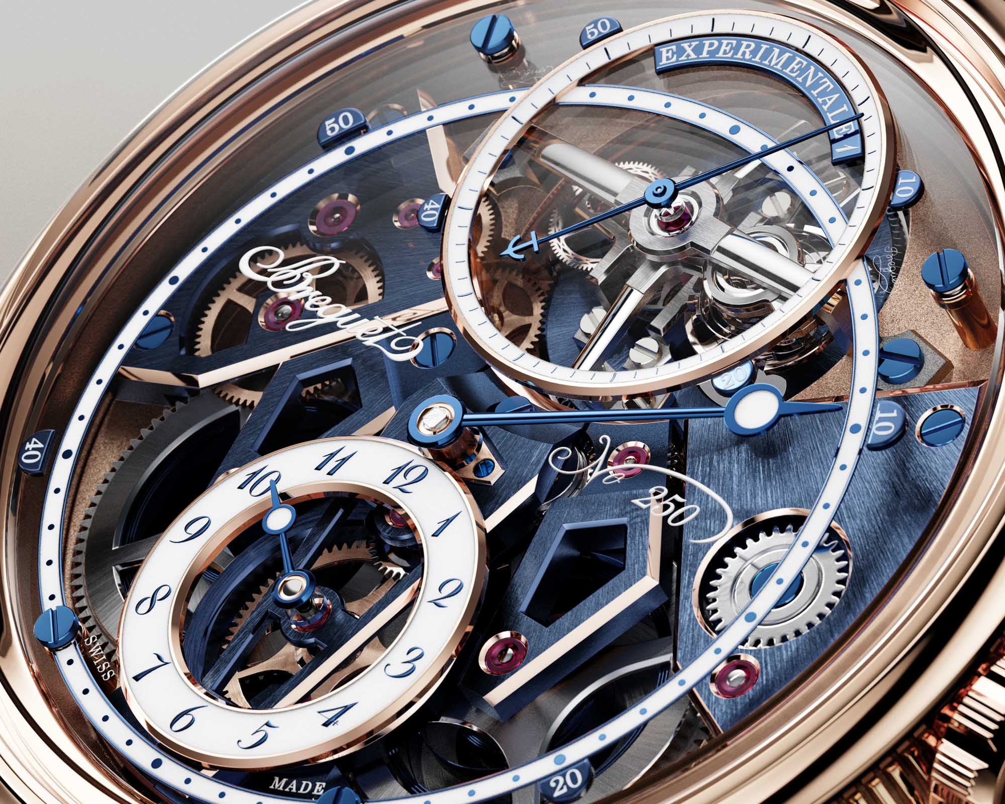 Breguet Expérimentale 1: dentro del experimento del tourbillon magnético de 10 Hz