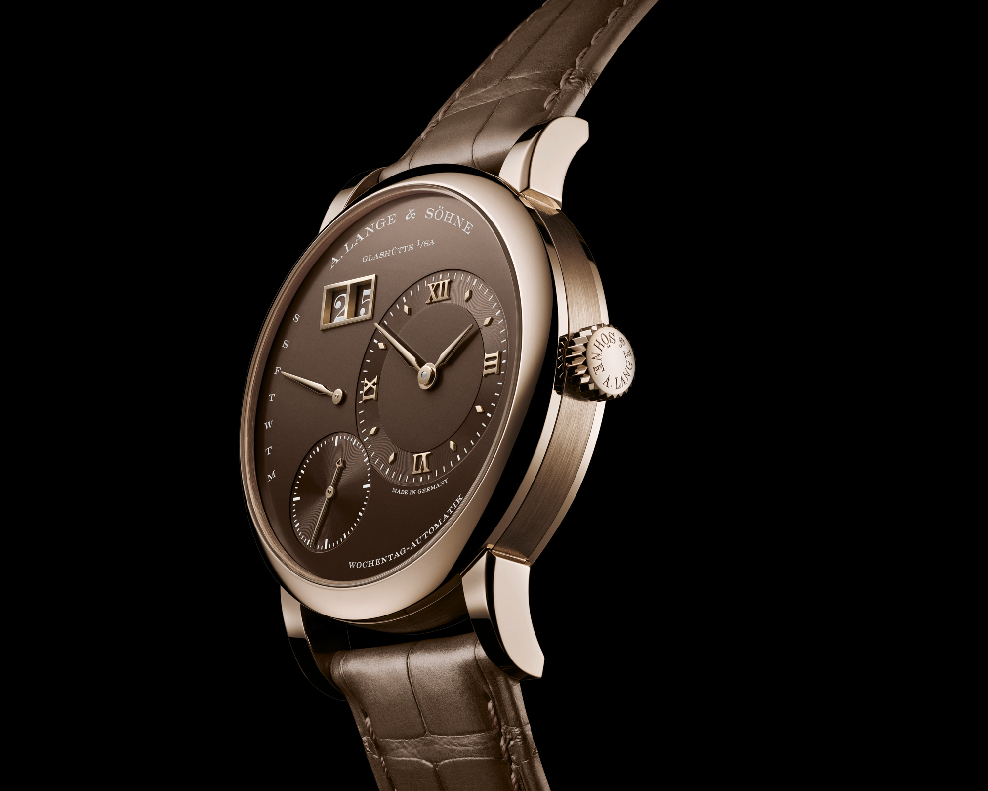 A. Lange & Söhne Lange 1 Daymatic Honeygold: clásico de culto en Honeygold