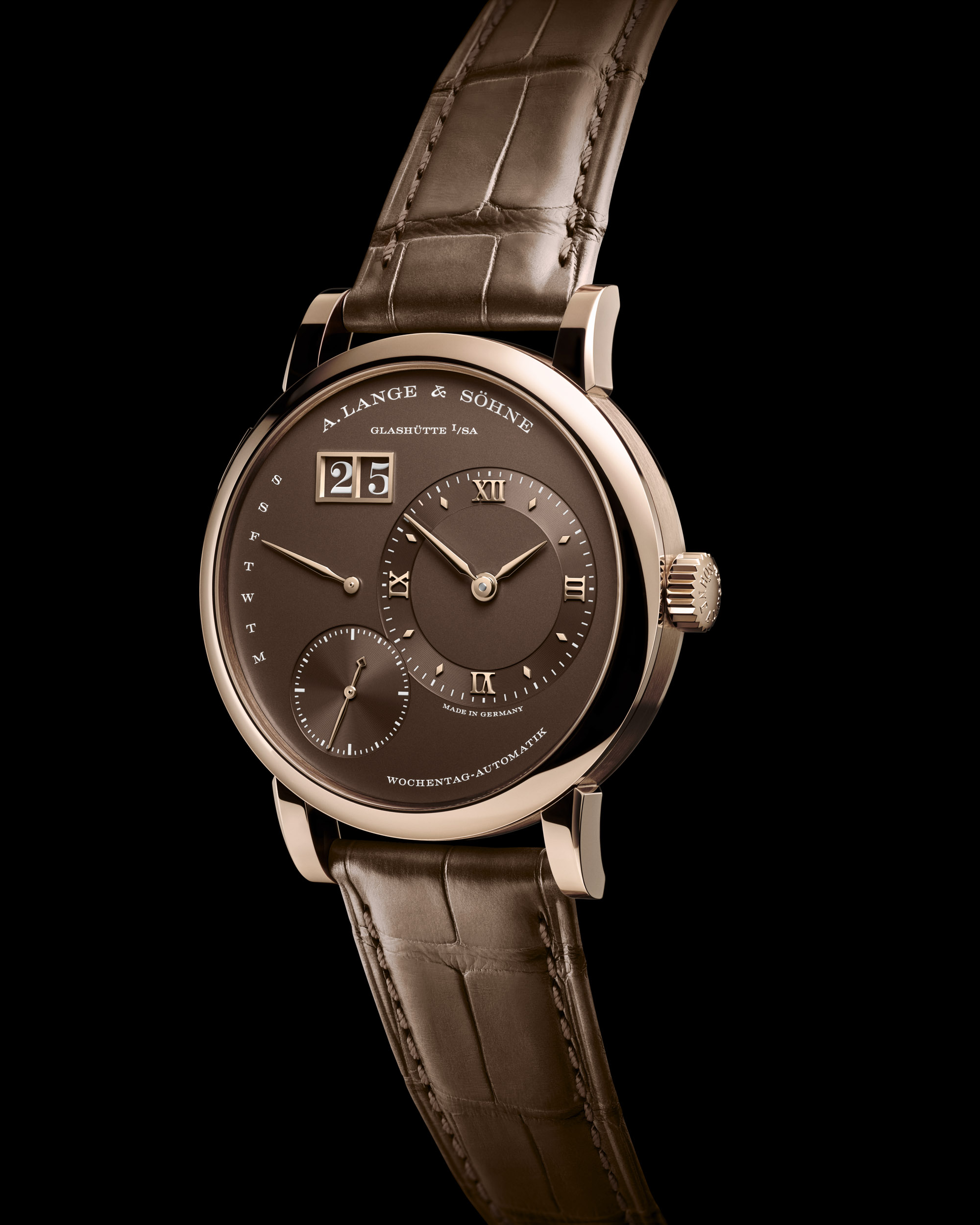 A. Lange & Söhne Lange 1 Daymatic Honeygold: clásico de culto en Honeygold